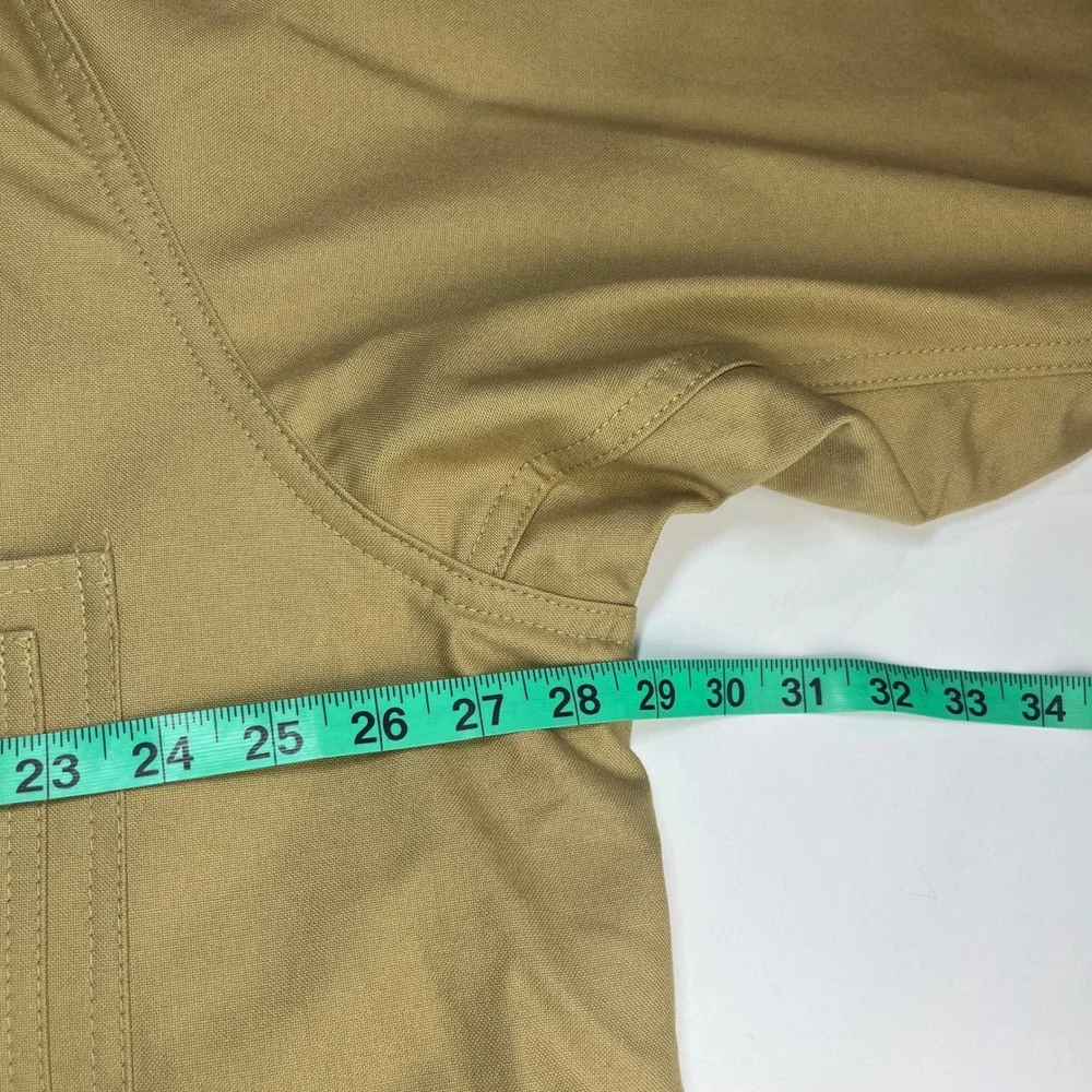 Filson Dry Tin Lined Cloth Field Jacket Vintage NWT Mens XXL USA Tan Embroidered